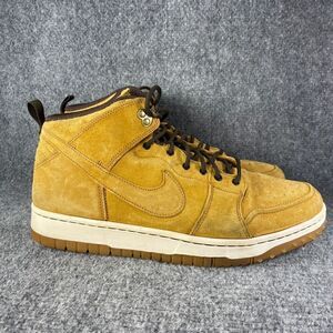 Nike Dunk CMFT Wheat Mens 13 Shoes Brown Suede Athletic Sneakers NO INSOLES